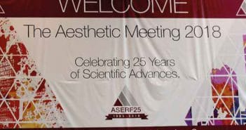 The Aesthetic Meeting 2018, congrès de l’American Society for Aesthetic Plastic Surgery (ASAPS)